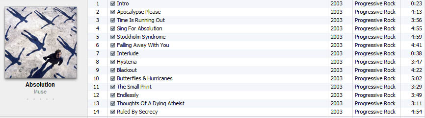 Muse - Absolution